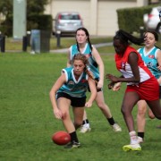 Youth Girls U18 in action